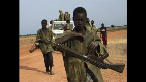 Barnsoldat i södra Sudan